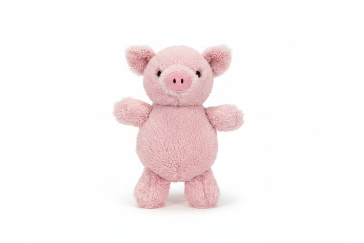 Jelly Cat Pink Pig with no background