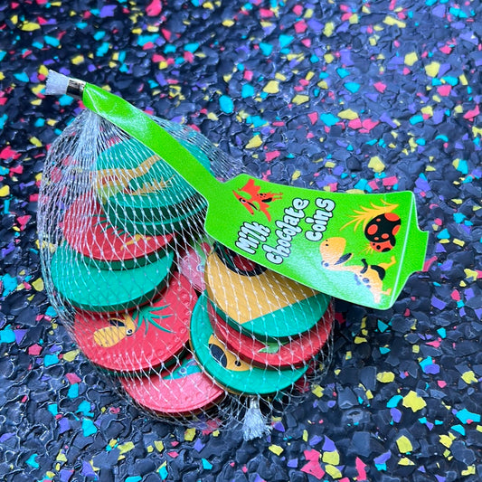 Milk chocolate coins dinosaurs
