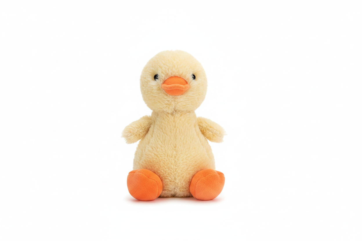 Jelly Cat Yellow Duck with no background