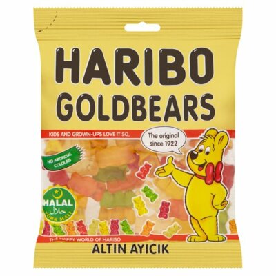 Haribo Halal Gold Bears 80g