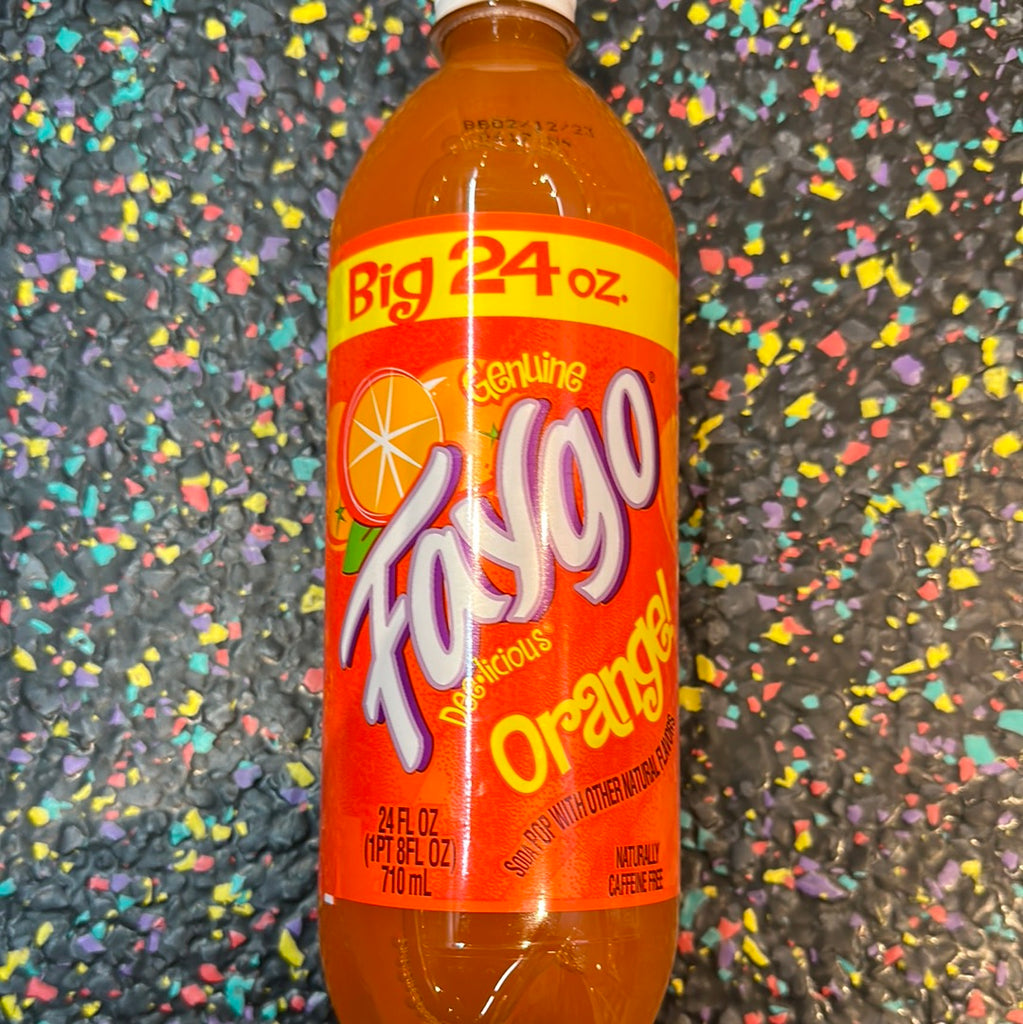 Faygo orange Tom's Confectionery Warehouse