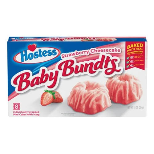 HOSTESS BUNDTS STRAW CAKE 284G
