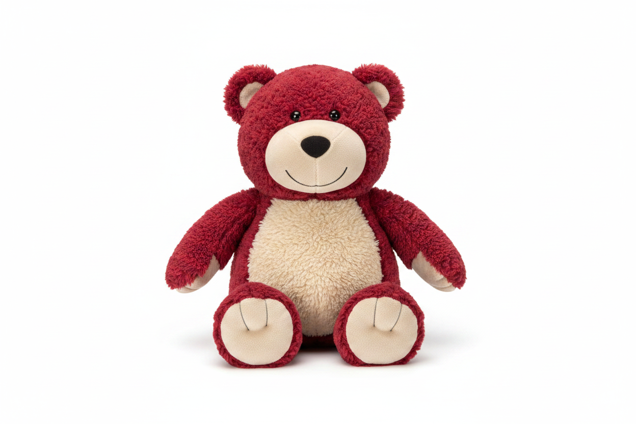Jelly Cat Purple Bear Small with no background