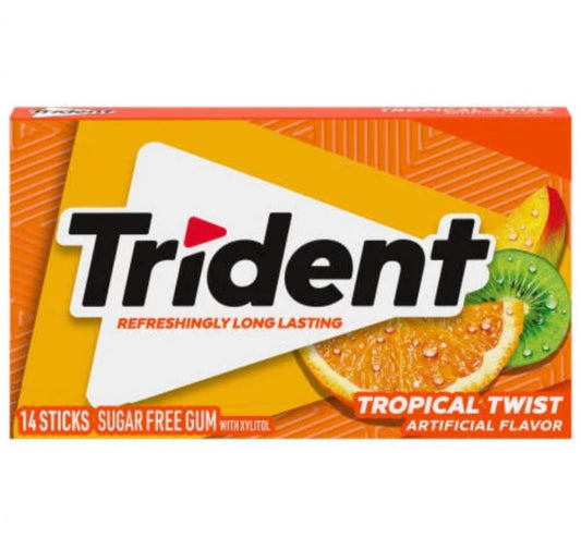 TRIDENT TROPICAL TWIST GUM