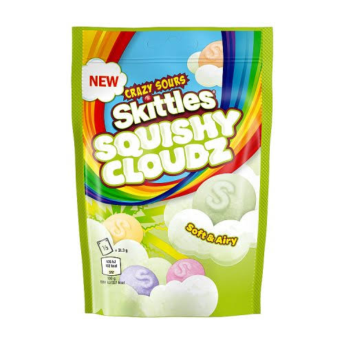 SKITTLES FRUIT SQUISHY CRAZY SOUR CLOUDS 94g