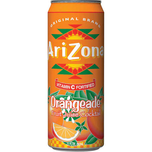 ARIZONA ORANGEADE 680ML - Tom's Confectionery Warehouse