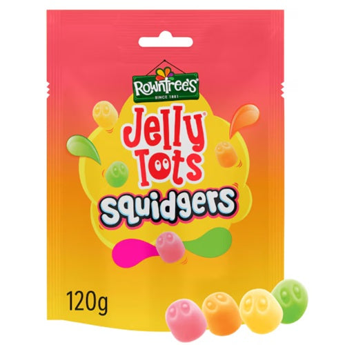 UK Rowntrees Jelly Tots Squidgers 120g