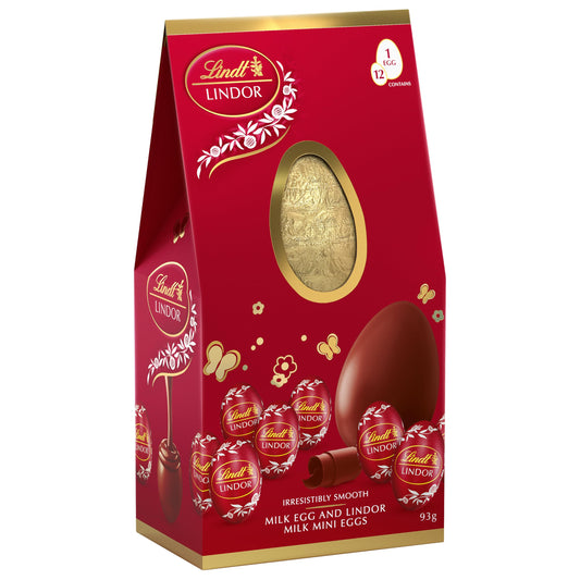 Lindt Lindor Milk Chocolate Mini Eggs 93g