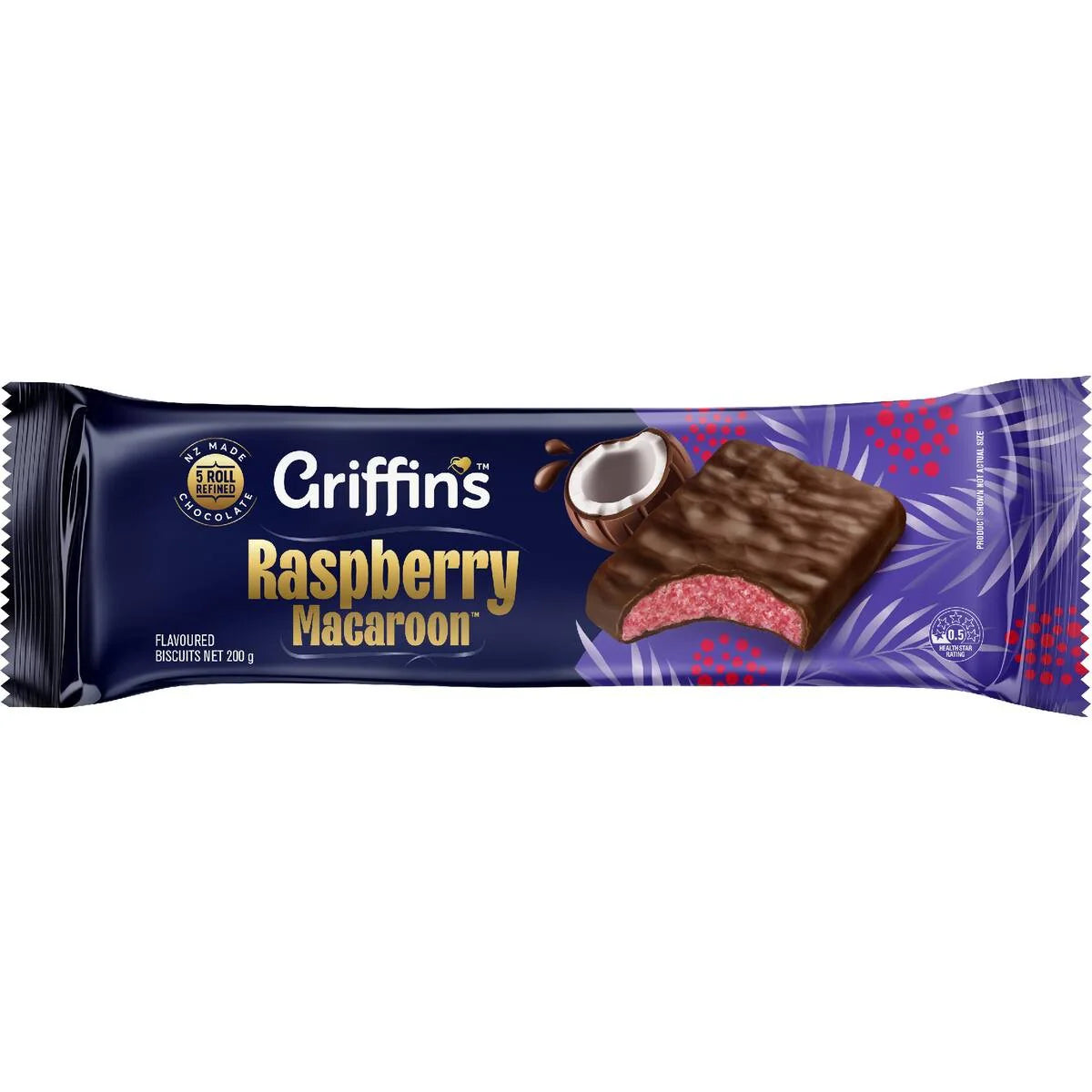 Griffins Macaroons Raspberry Chocolate 200g