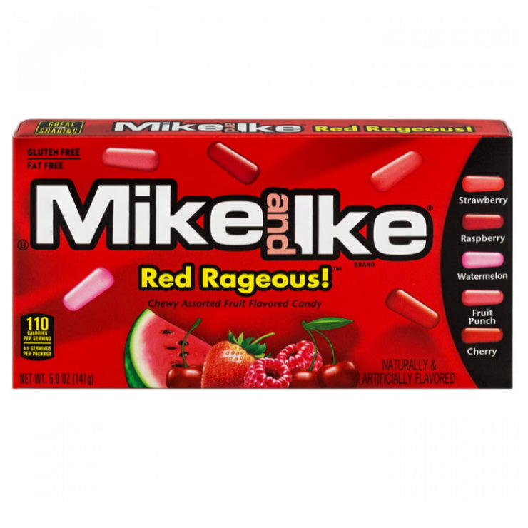 Mike & Ike Red Rageous Movie Box 120g
