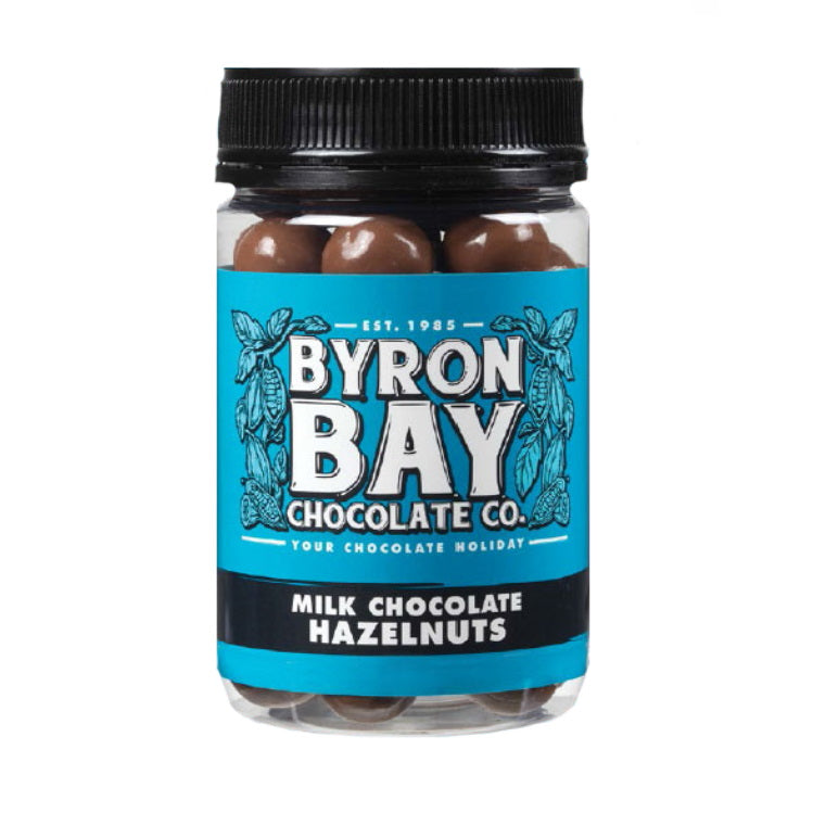 Byron Bay Chocolate Co. Milk Chocolate Hazelnuts Jar