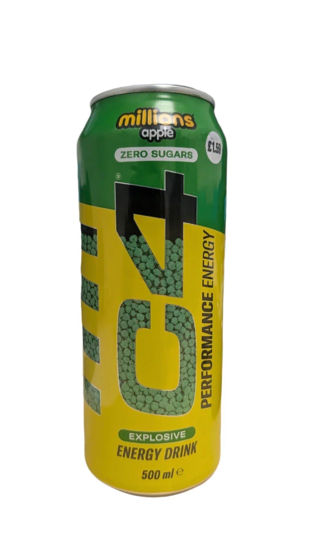 C4 Millions Apple Zero Sugar 500ml