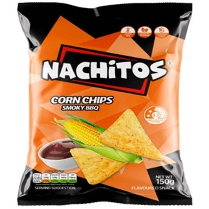 Nachos Corn Chips BBQ 150g
