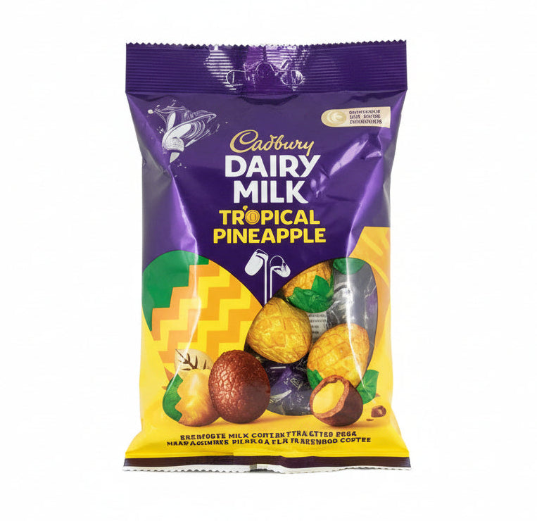 Cadbury Easter Dairy Milk  Pineapple Eggs 118g - Tom's Confectionery Warehouse