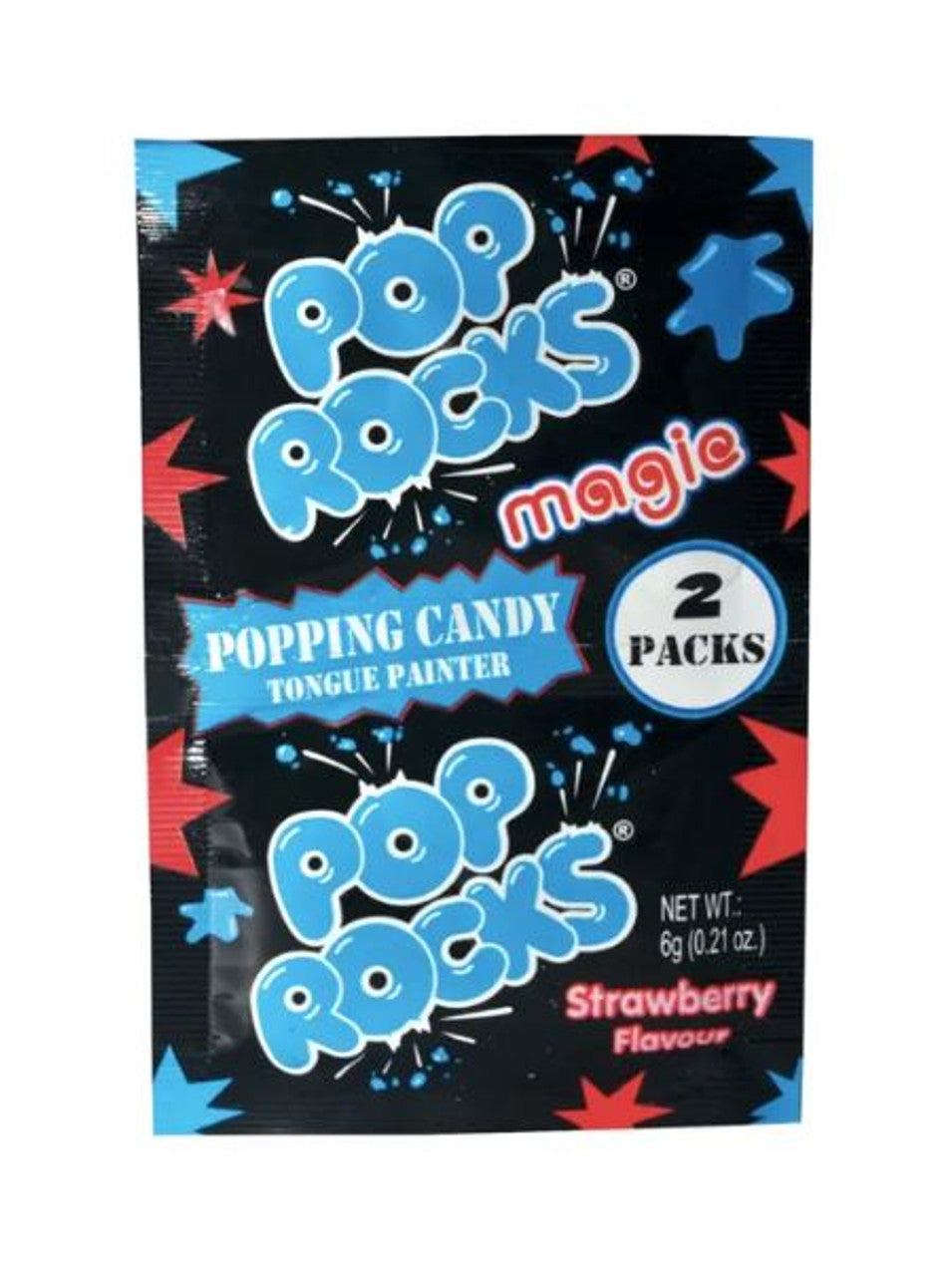 Pop Rocks Magic 2 Pack Strawberry 6g