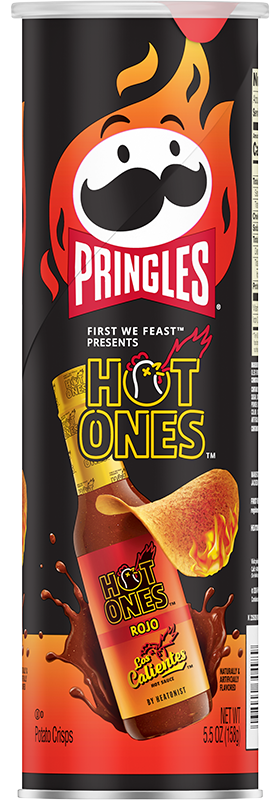 US Pringles Hot Ones Rojo 158g - Tom's Confectionery Warehouse