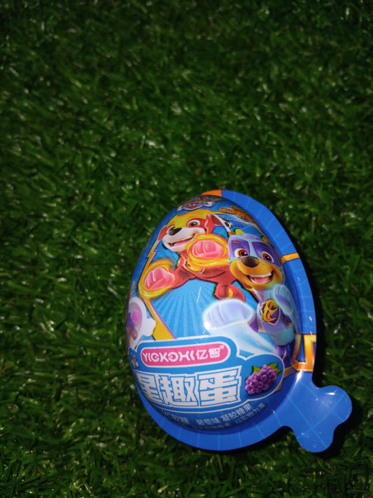 Paw patrol star fun egg with vc candy