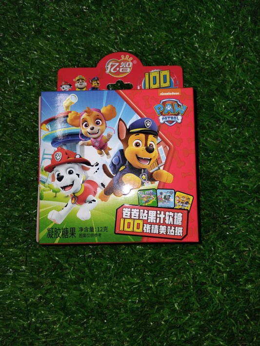 Paw patrol roll stock with fruit juice candy 12g