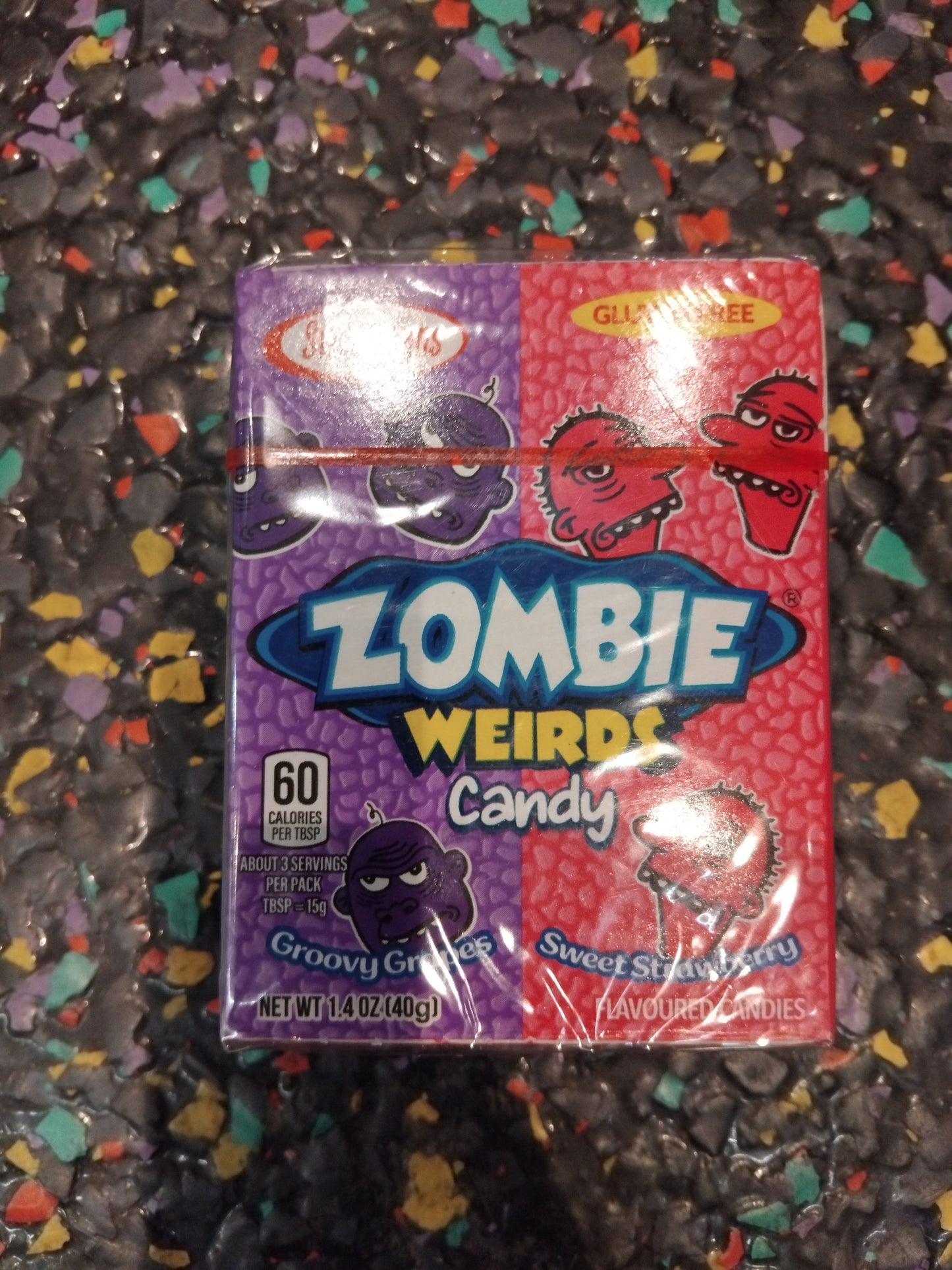 Zombie weirds straw/grape 40g