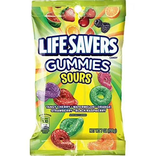 Lifesavers Gummies Sours Bag 198g
