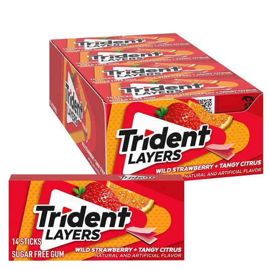TRIDENT LAYER STRAW CITRUS 12