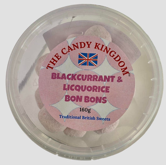 TCK BON BONS BLACKCURRANT & LICQUORICE 160G (BRISTOWS)