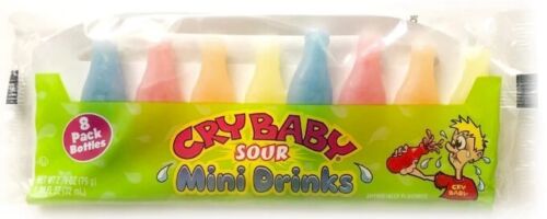 Cry Baby Sour Mini Drinks x 8 Pack - Tom's Confectionery Warehouse