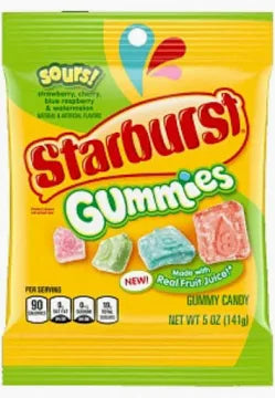Starburst Gummies Real Fruit Juice 141g