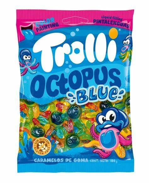 Trolli Octopus Blue 100g