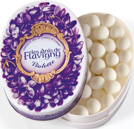 France Les Anis de Flavigny Oval Tin Violet 50g