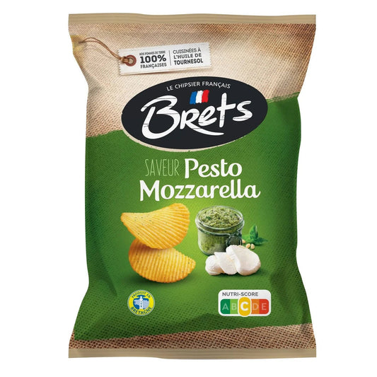 France Brets Pesto and Mozzarella Chips 125g