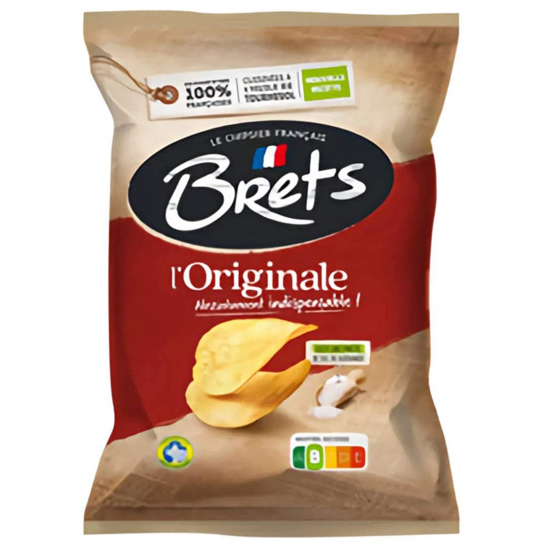 France Brets Original Chips with Guerande Salt 125g