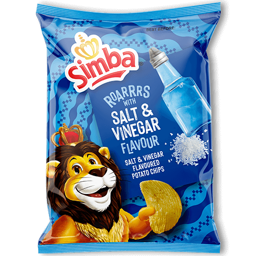 Simba Crisps Salt&Vinegar LARGE 125g