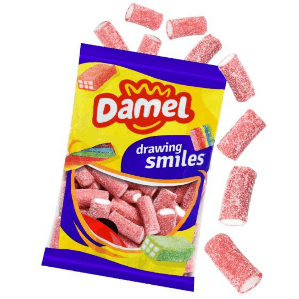 Damel Mini Blowpipes Sour Strawberry 1kg