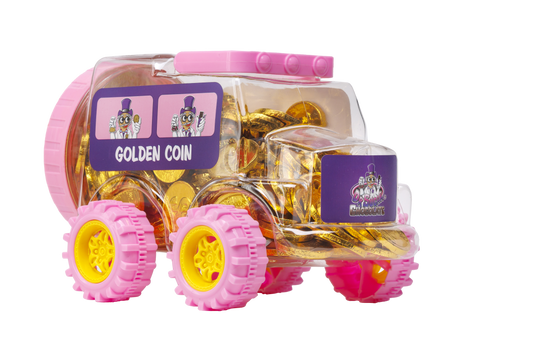 600g COIN CHOCOLATE-TRUCK