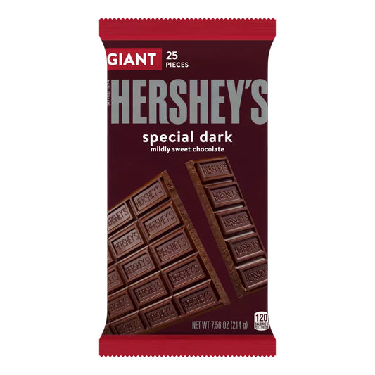 HERSHEY DARK GIANT BAR 214G
