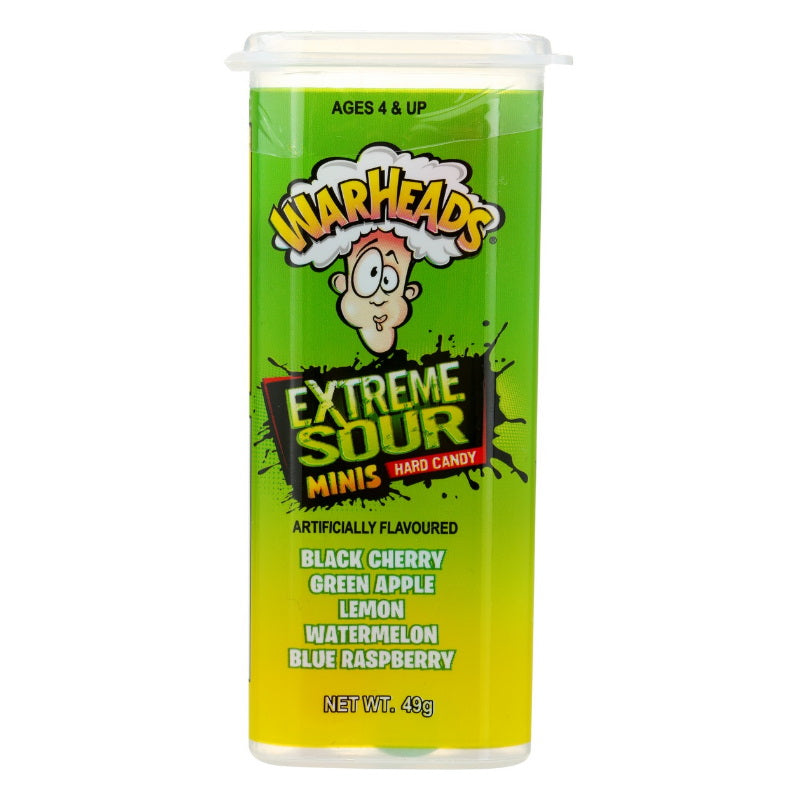 Warheads Extreme Sour Minis Hard Candy 49g