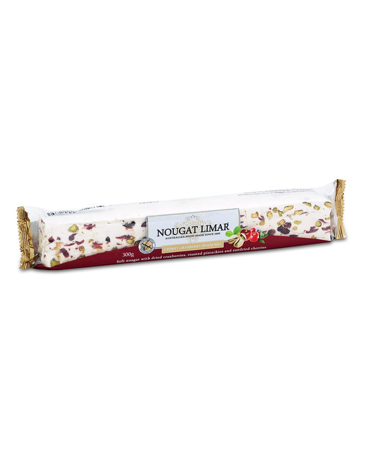 Limar Cherry Cranberry Pistachio Nougat 300g