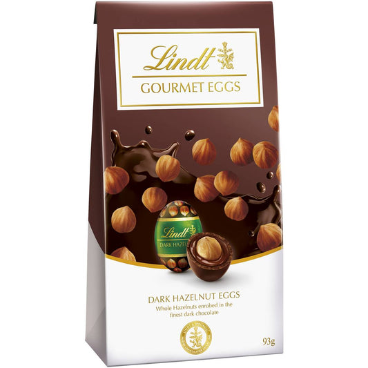 Lindt Gourmet Dark Hazelnut Egg Bag 93g