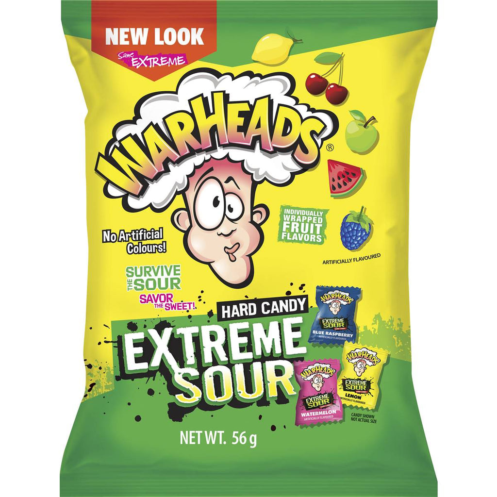 US Warheads Extreme Sour Hard Candy 56g