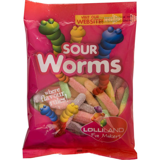 Lolliland Sour Worms 160g