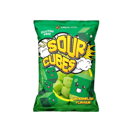 Lolliland Sour Green Cubes 160g