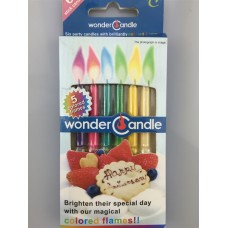 Coloured Flame Candles