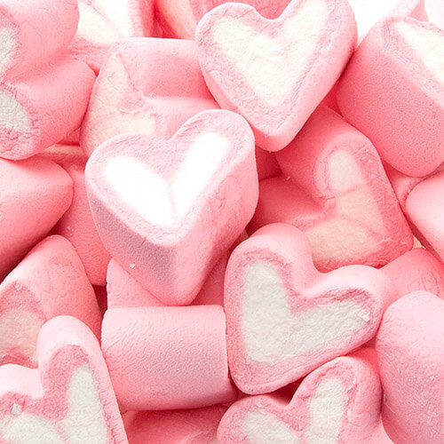 Sweet Treats Pink Hearts Marshmallows 1kg