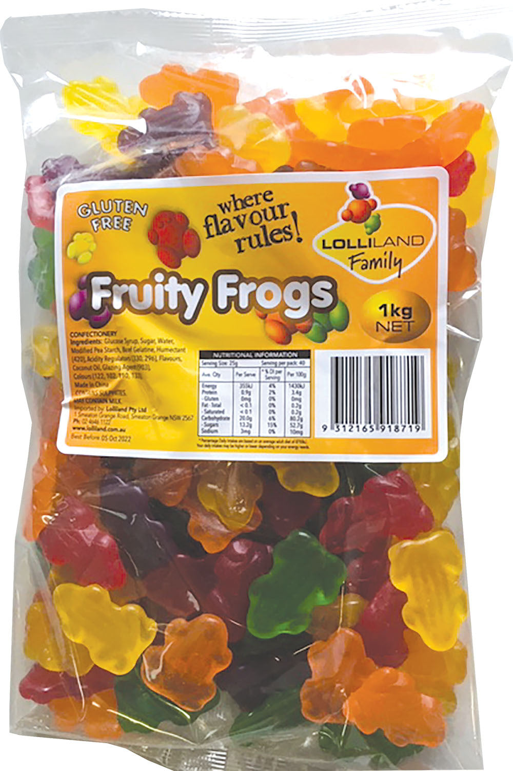 Lolliland Mixed Frogs 1kg