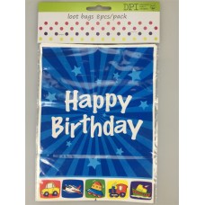 Happy Birthday Loot Bags 8pcs