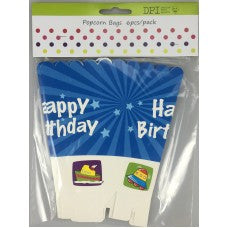 Happy Birthday Popcorn Bags