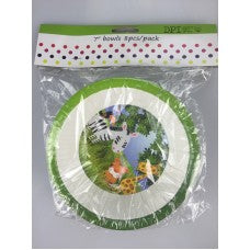 Jungle 7" bowls 8pcs