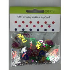 40th birthday scatters 14g