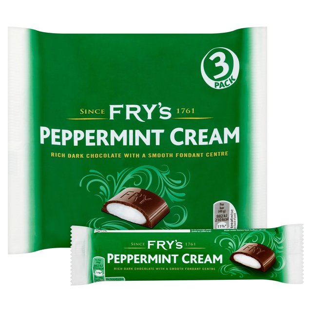 Cadbury UK Fry's Peppermint Cream Bar 3pk (UK)